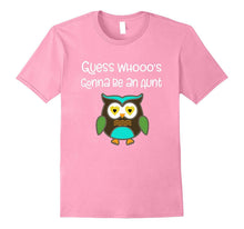 Aunt Pregnancy Announcement T-Shirt Cute Owl Novelty