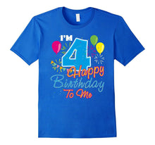 4th Birthday Gift I'm 4 Years Old Happy Birthday to Me Shirt
