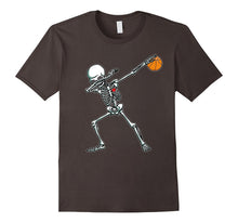 Halloween Dabbing Skeleton Basketball TShirt Funny Dab Dance
