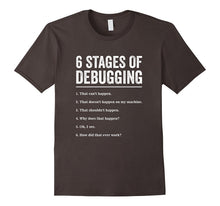 6 Stages of Debugging Bug Coding Computer Programmer T-Shirt