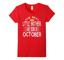 Birthday Tshirt for Little Brothers Born in October