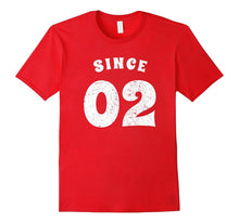 15th Wedding Anniversary T-Shirt Funny for Married in 2002 Z