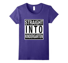 Kids Straight Into Kindergarten - Funny Tshirt for 1st Day