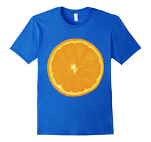 Giant Orange Slice Fruit T-Shirt Fun Foodie Vegan Summer Tee