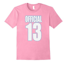 13th Birthday T-Shirt Official Teenager Novelty Tee