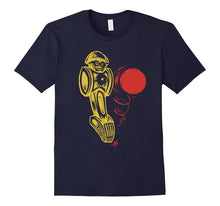 Hand Drawn Art Foosball Man Kicks Ball Cartoon T-Shirt