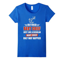 NAVY CHIEF ONLY WAY HAPPIER T Shirt