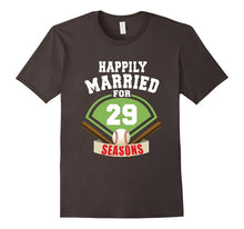 29th Wedding Anniversary T-Shirt Baseball Couple Gift Shirt