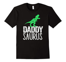 Mens DADDYSAURUS Funny Father Daddy T-Rex Family Matching Shirt