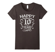 10th Wedding Anniversary 10 Years Happy Marriage Gift Shirt