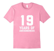 19th Birthday Shirt Gift Age 19 Year Old Boy Girl Tshirt Tee