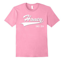 3rd Anniversary Gifts Honey Since 2014 Couple Tshirt