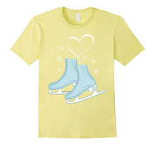 Figure Ice Skating Heart Tshirt - Figure Skater Love Gift