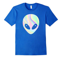 Alien Head T-Shirt Holographic Effect