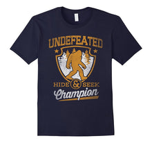 Bigfoot T-Shirt Undefeated Hide & Seek Sasquatch Yeti Gift