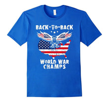 Back-To-Back World War Champs T-Shirt WW1 WW2 Vintage Tshirt
