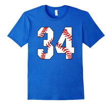 #34 Baseball Laces Baseball Mom Jersey Love Baseball T-Shirt