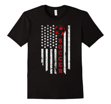 American Flag for Soccer Ball American T-Shirt