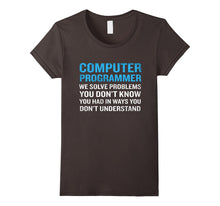 Computer Programmer Job Definition T-Shirt Funny Quote Geek