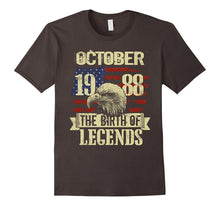 1988 OCTOBER OCT the Birth of Legends Gift 29 Yrs Years Old