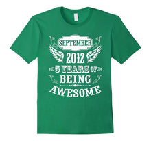 September 2012 5th Birthday 5 Years of Being Awesome T Shirt