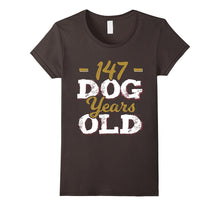 147 Dog Years Old T-Shirt Funny 21st Birthday Gag Gift