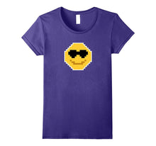 Smiling Face With Sunglasses Cool Emoji 8-Bit T Shirt