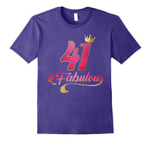 41st Birthday Queen Fabulous 41 Years Old T-Shirt