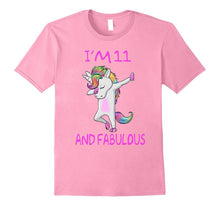 11 and Fabulous Sweet Eleventh Birthday Unicorn Dab T Shirt