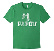 #1 Papou T Shirt - Number One Father's Day Gift Tee