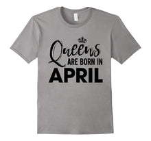 Queens Are Born in April !! Light White T-Shirt