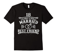 18th Wedding Anniversary T-Shirt for Husband/Wife