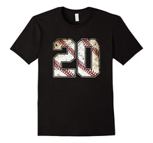 #20 Baseball Jersey Number 20 Retro Vintage T-Shirt