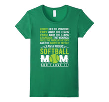 I Am a Proud Softball Mom and I Love It T-Shirt