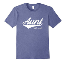 Aunt Est 2018 T-Shirt Gifts for New Aunt to Be