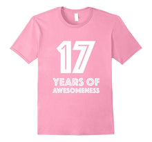 17th Birthday Shirt Gift Age 17 Seventeen Year Old Boy Girl