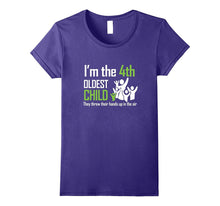 I'm the 4th Oldest Child Hands Up in the Air Kid Rivalry Tee