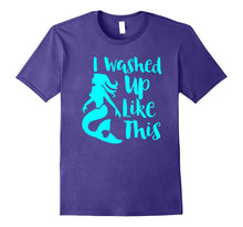 I Washed Up Like This Mermaid T Shirt Fluorescent Bright Tee