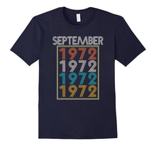 September 45th Birthday Gift Vintage 1972 Retro 1972 T-Shirt
