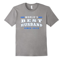 Mens World's Best Husband Since 2013 Anniversary Gift T-Shirt