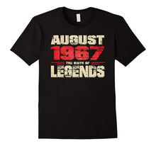August 1967 the Birth of Legends , 50 Years Old T-Shirt