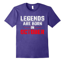 October Birthday Gift - Legends Are Born in October T-Shirt
