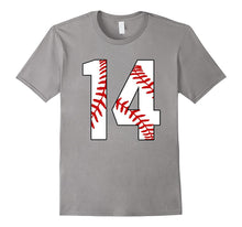 #14 Baseball 14th Birthday Fourteen Baseball Mom T-Shirt