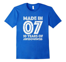 10th Birthday Shirt Gift Age 10 Year Old Boy Girl Tshirt Tee