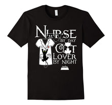 Nurse by Day Cat Lover by Night Tshirt for Nurse