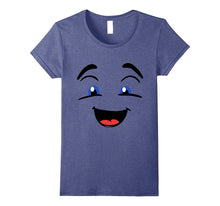 HAPPY FACE EMOJI STICKER T SHIRT, Cute Positive Smiley Tee