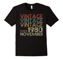 Retro Classic Vintage NOVEMBER 1980 - 37th Gift 37 Years Old
