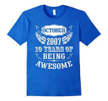 10th Birthday Shirt October 2007 Kid Age 10 Years Old Shirts