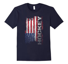 Hockey Player Gifts, Cool USA Flag Hockey T Shirt