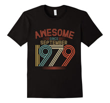 Awesome Since September 1979 Funny T-Shirt 38th Birthday Tee